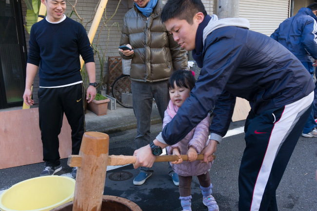 餅つき