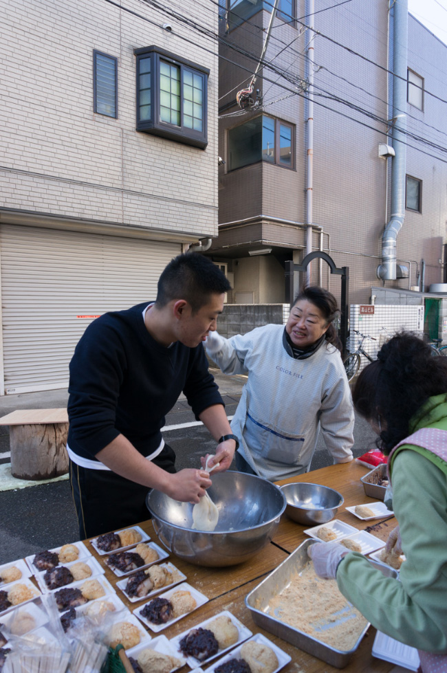 餅つき