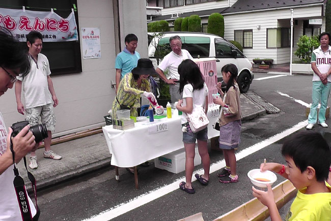 流しそうめん