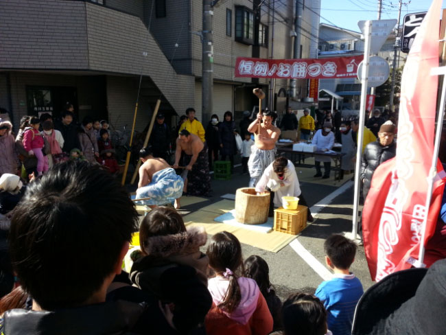 餅つき