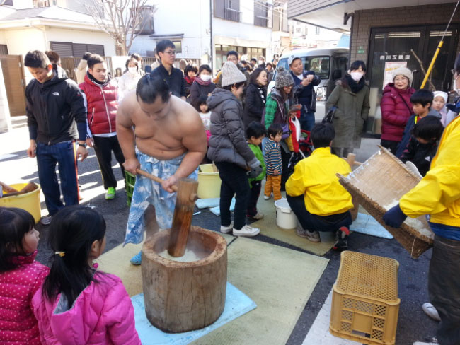 餅つき